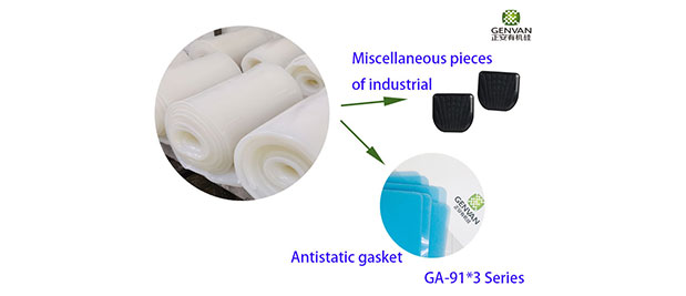 Features of Antistatic Silicone Rubber (Natural Color/Black)